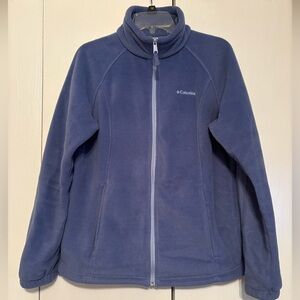 Women’s Columbia fleece zip jacket, Large